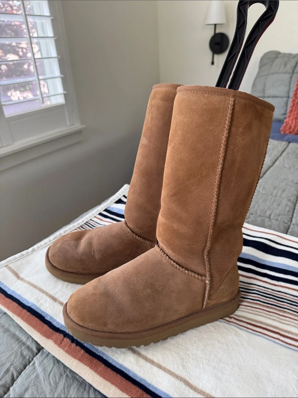 UGG Chestnut Tall Suede Winter Boots